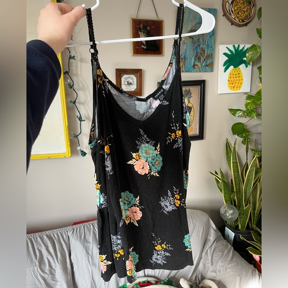 torrid floral tank top